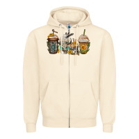 Sandshell bull skull western coffee cups Zipper Hoodie - Jasminsmagicworld