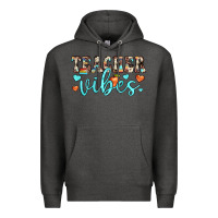 Charcoal Heather teacher vibes Premium Hoodie - JahusDesignShop