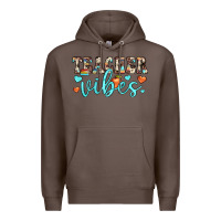 Coffee teacher vibes Premium Hoodie - JahusDesignShop
