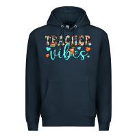 Navy teacher vibes Premium Hoodie - JahusDesignShop