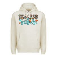 Oatmeal Heather teacher vibes Premium Hoodie - JahusDesignShop