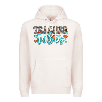 Pale Pink teacher vibes Premium Hoodie - JahusDesignShop