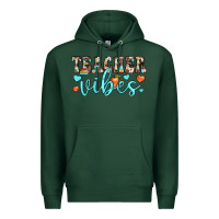 Sports Green teacher vibes Premium Hoodie - JahusDesignShop