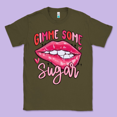 Gimme Some Sugar Classic Tee Designed By Maliassmallbusiness