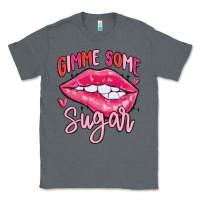 Charcoal Heather gimme some sugar Classic Tee - MaliasSmallBusiness