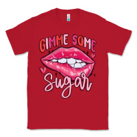 Red gimme some sugar Classic Tee - MaliasSmallBusiness