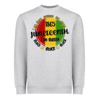 Heather Grey i am black everyday but today juneteenth Heavyweight Sweatshirt - MaliasSmallBusiness