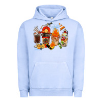 Pigment Grape Ice Firefighter Coffee Cups Urban Hoodie - FaDigitalArtStudio