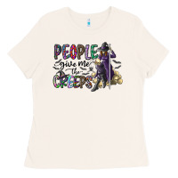 Bone people give me the creeps Ladies Tee - CowhideDigitalArt