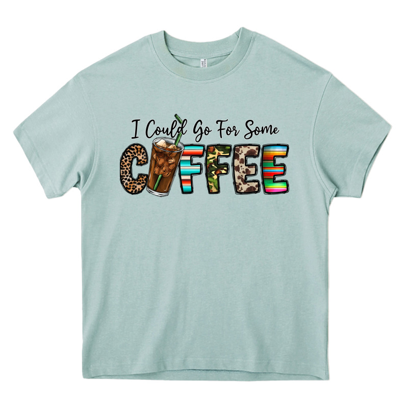 I Could Go For Some Coffee Heavy Core Tee by CowhideDigitalArt | Teevron