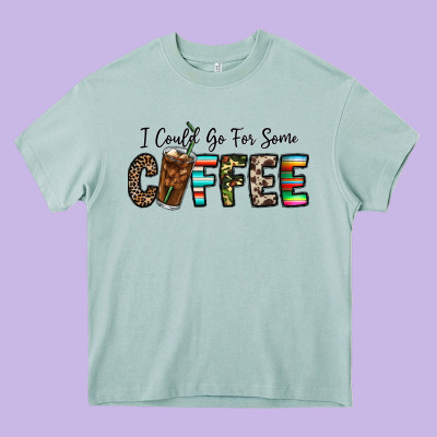 I Could Go For Some Coffee Heavy Core Tee Designed By Cowhidedigitalart