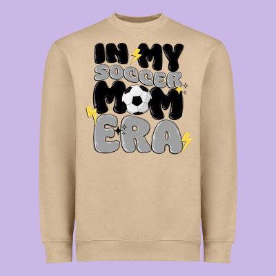 In My Soccer Mom Era Heavyweight Sweatshirt Designed By Maliassmallbusiness