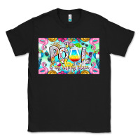 Black The Pool Is My Happy Place Classic Tee - CowhideDigitalArt