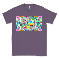 Lavender The Pool Is My Happy Place Classic Tee - CowhideDigitalArt