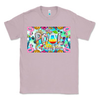 Lilac The Pool Is My Happy Place Classic Tee - CowhideDigitalArt