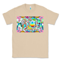 Mushroom The Pool Is My Happy Place Classic Tee - CowhideDigitalArt