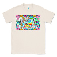 Natural The Pool Is My Happy Place Classic Tee - CowhideDigitalArt