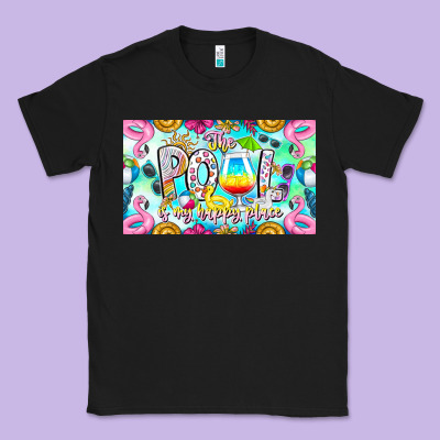 The Pool Is My Happy Place Classic Tee Designed By Cowhidedigitalart
