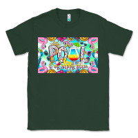 Sports Green The Pool Is My Happy Place Classic Tee - CowhideDigitalArt