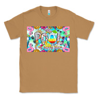 Toasted Coconut The Pool Is My Happy Place Classic Tee - CowhideDigitalArt