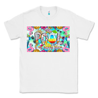 White The Pool Is My Happy Place Classic Tee - CowhideDigitalArt