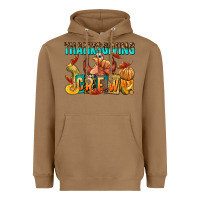 Toasted Coconut Thanksgiving crew Heavyweight Hoodie - NancyCooperArtShop