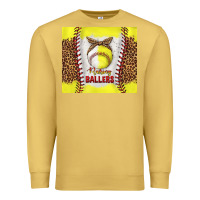 Antique Gold raising ballers with baseball and softball leopard tumbler tbs Premium Sweatshirt - TumblerDesignByShophia