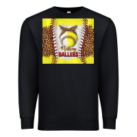 Black raising ballers with baseball and softball leopard tumbler tbs Premium Sweatshirt - TumblerDesignByShophia