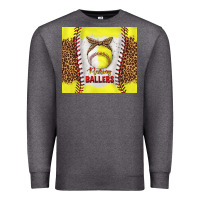 Raising Ballers With Baseball And Softball Leopard Tumbler Tbs Premium Sweatshirt | Teevron