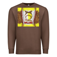 Chestnut raising ballers with baseball and softball leopard tumbler tbs Premium Sweatshirt - TumblerDesignByShophia