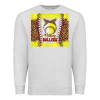 Dove Grey raising ballers with baseball and softball leopard tumbler tbs Premium Sweatshirt - TumblerDesignByShophia
