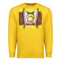 Lemon raising ballers with baseball and softball leopard tumbler tbs Premium Sweatshirt - TumblerDesignByShophia