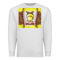 Oatmeal Heather raising ballers with baseball and softball leopard tumbler tbs Premium Sweatshirt - TumblerDesignByShophia