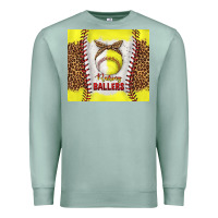 Seafoam raising ballers with baseball and softball leopard tumbler tbs Premium Sweatshirt - TumblerDesignByShophia