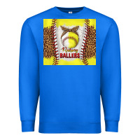 True Royal raising ballers with baseball and softball leopard tumbler tbs Premium Sweatshirt - TumblerDesignByShophia