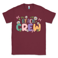 Burgundy beach crew Classic Tee - MaliasSmallBusiness