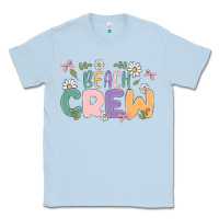 Dusty Blue beach crew Classic Tee - MaliasSmallBusiness