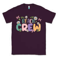 Plum beach crew Classic Tee - MaliasSmallBusiness