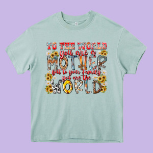 Mother World Heavy Core Tee Designed By Racoondesign