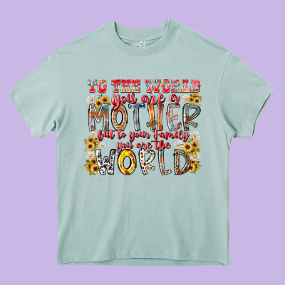 Mother World Heavy Core Tee Designed By Racoondesign