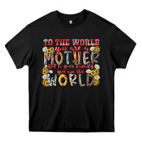 Black mother world Heavy Core Tee - RacoonDesign