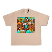 Burro pumpkin nurse with sunflower Urban Heavy Tee - AdoDesignShop