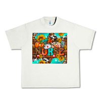 Pistachio pumpkin nurse with sunflower Urban Heavy Tee - AdoDesignShop