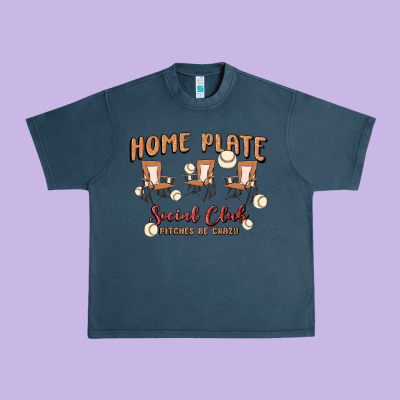 Glitter Baseball Urban Heavy Tee Designed By Maliassmallbusiness