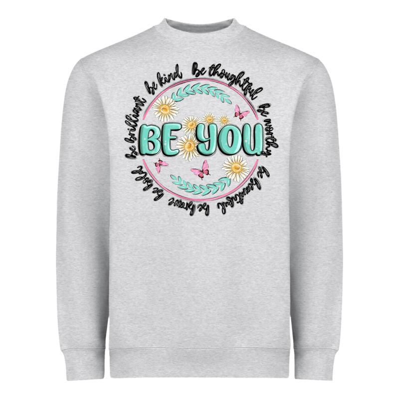 Be You Inspiration Heavyweight Sweatshirt by MaliasSmallBusiness | Teevron