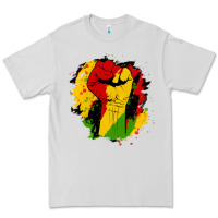 Dove Grey juneteenth fist Premium Tee - HRA Design Shop