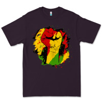 Plum juneteenth fist Premium Tee - HRA Design Shop