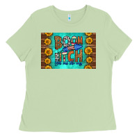 Matcha boom bitch get out the way skinny metal can holder Ladies Tee - HRA Design Shop
