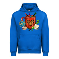 Cobalt teacher crayons coffee mug Urban Hoodie - FaDigitalArtStudio