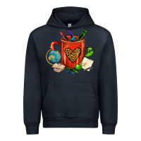 Navy teacher crayons coffee mug Urban Hoodie - FaDigitalArtStudio